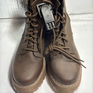 Women Combat Boots Size 10
